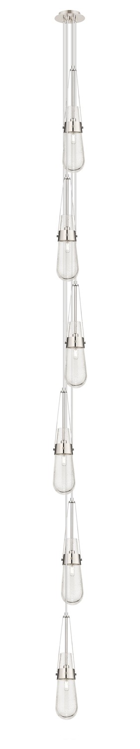 Six Light Pendant by Innovations - Downtown Urban Collection, Polished Nickel Finish - 106-452-1P-PN-G452-4SDY