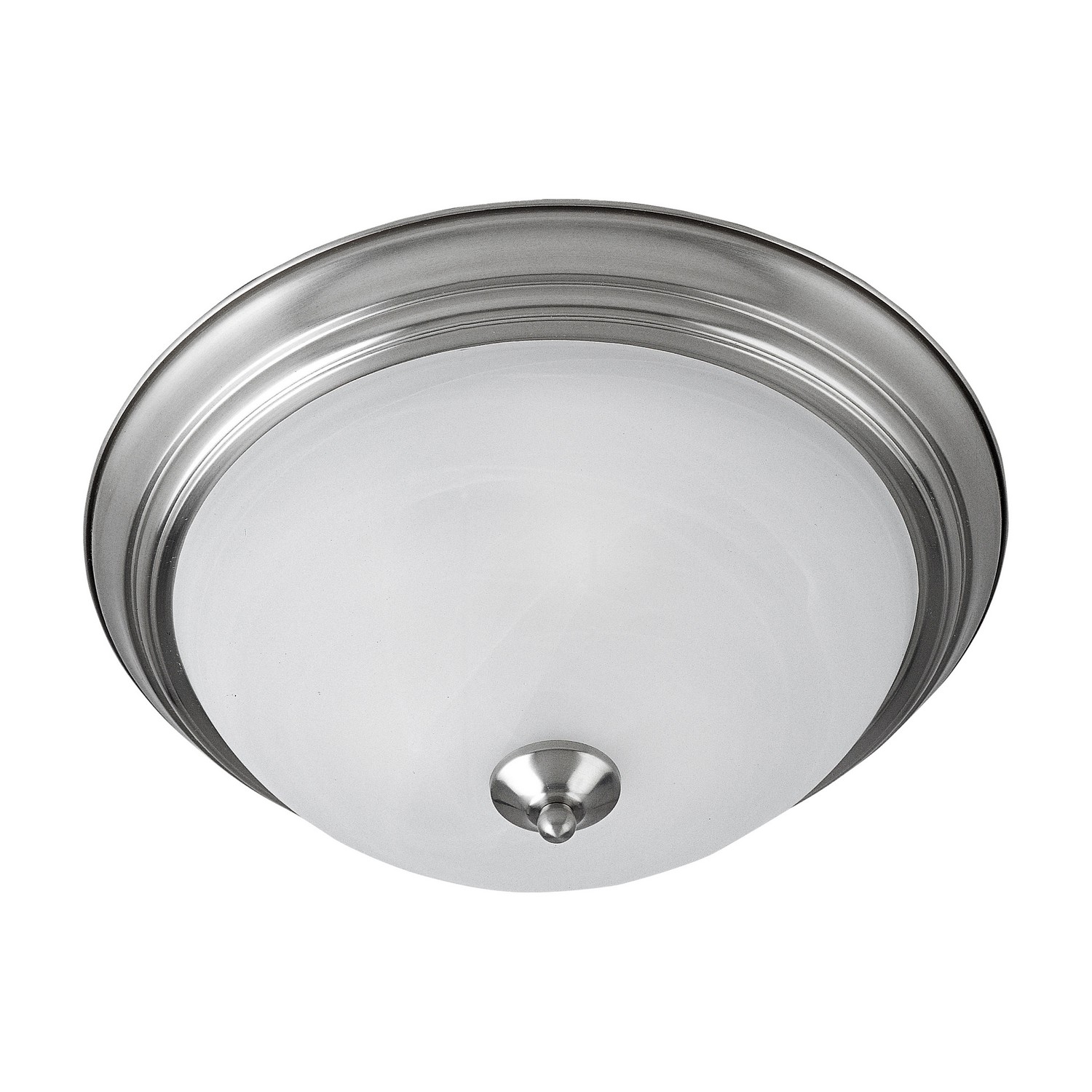 Maxim Essentials - 584x Three Light Flush Mount in Satin Nickel - 5842MRSN