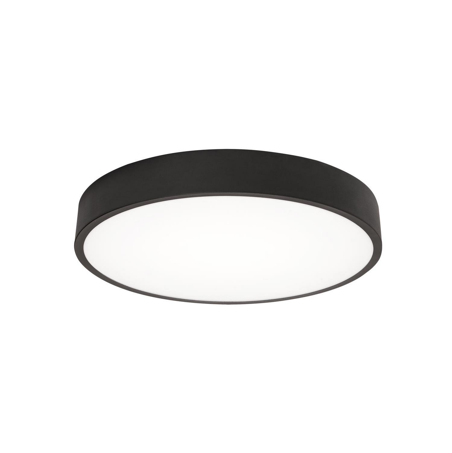LED Flush Mount by AFX Lighting - Bailey Collection, Black Finish - BAYF14LAJUDBK-MSBB