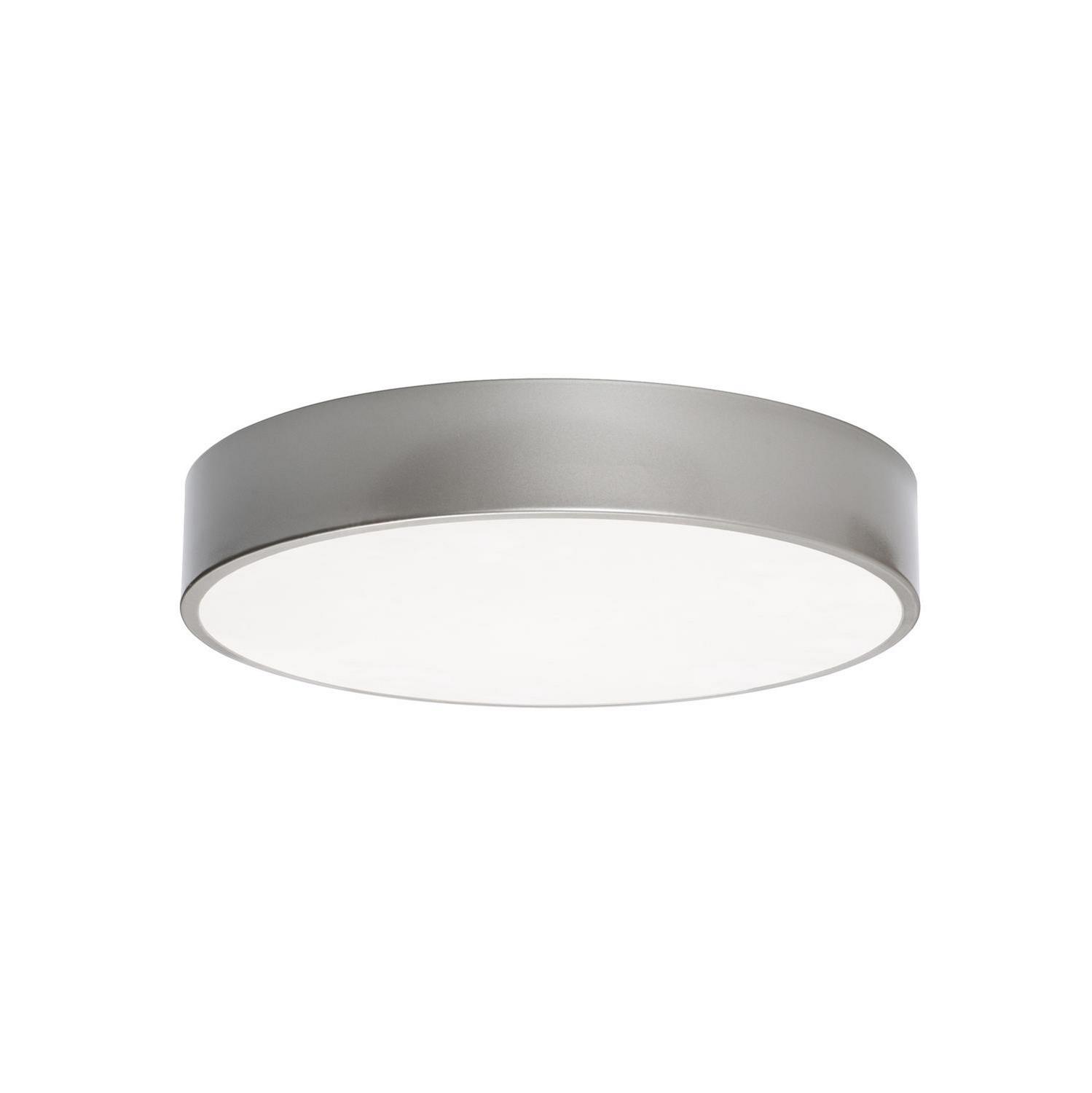 LED Flush Mount by AFX Lighting - Bailey Collection, Satin Nickel Finish - BAYF14LAJUDSN-BB
