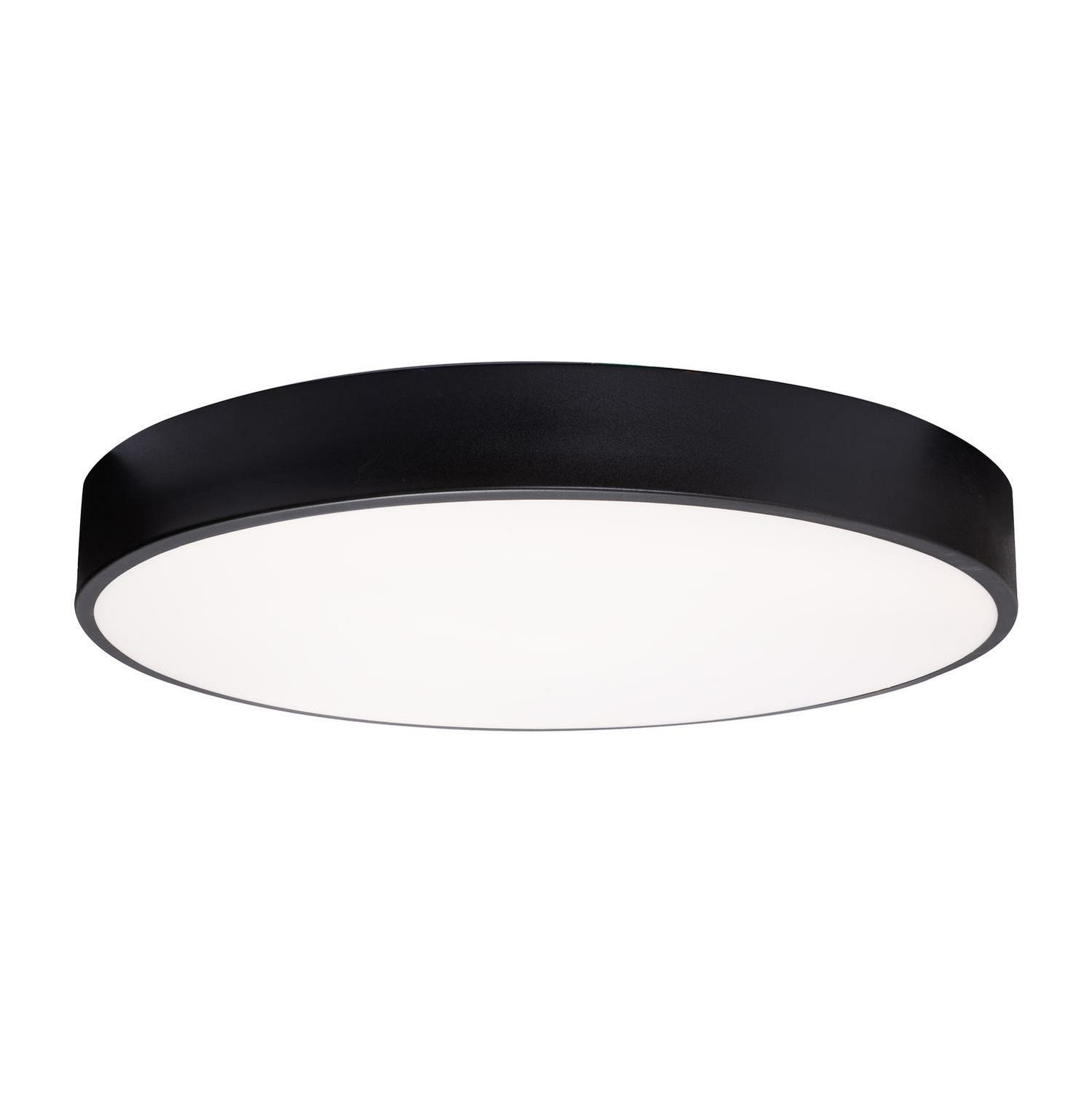 LED Flush Mount by AFX Lighting - Bailey Collection, Black Finish - BAYF19LAJUDBK-MSBB