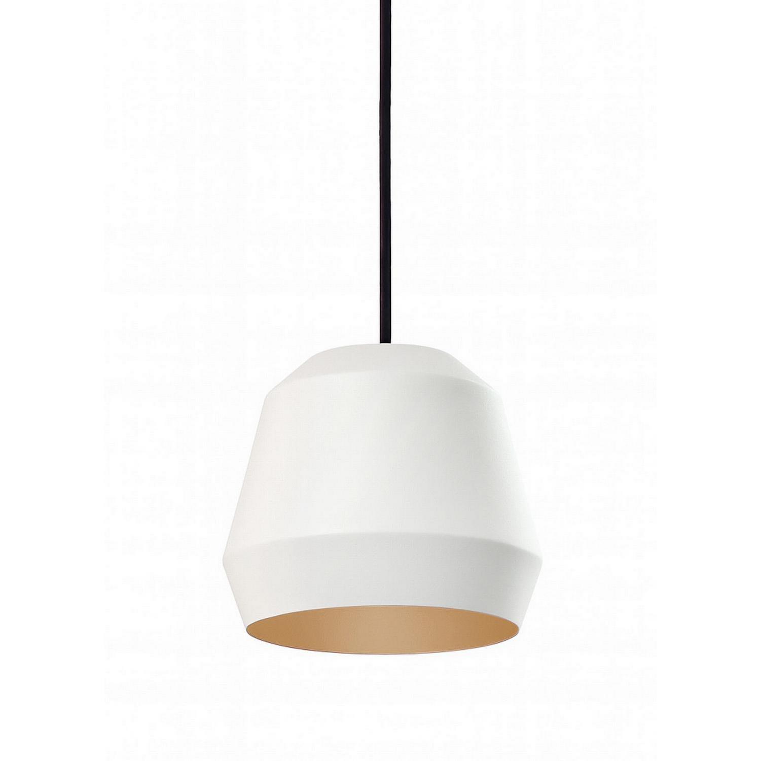 Pendant by AFX Lighting - Bronx Collection, White/Gold Finish - BRXP10MBWHGD