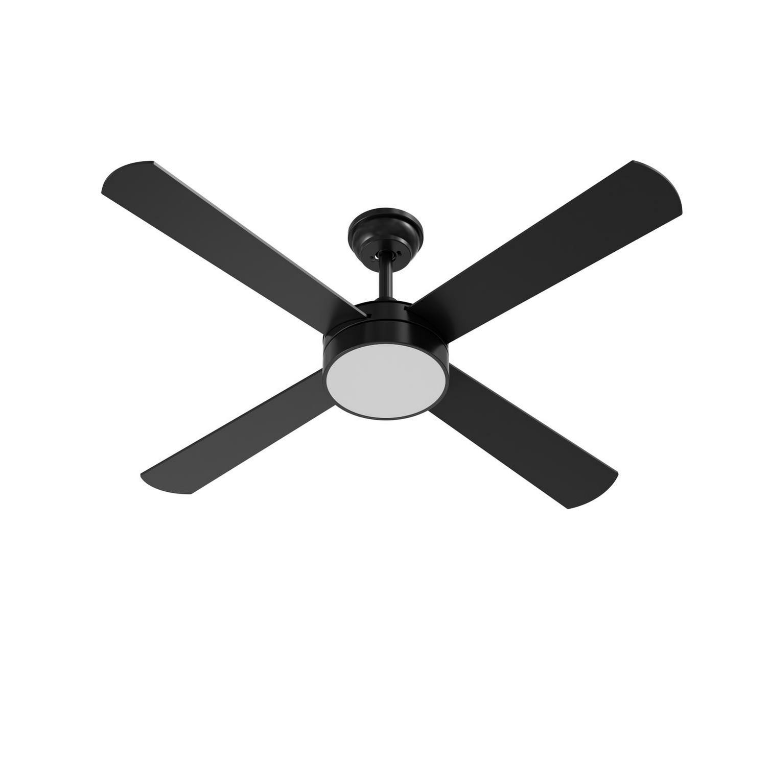 52" Ceiling Fan by AFX Lighting - Bryant Collection, Black Finish - BYTN524LACBKBK