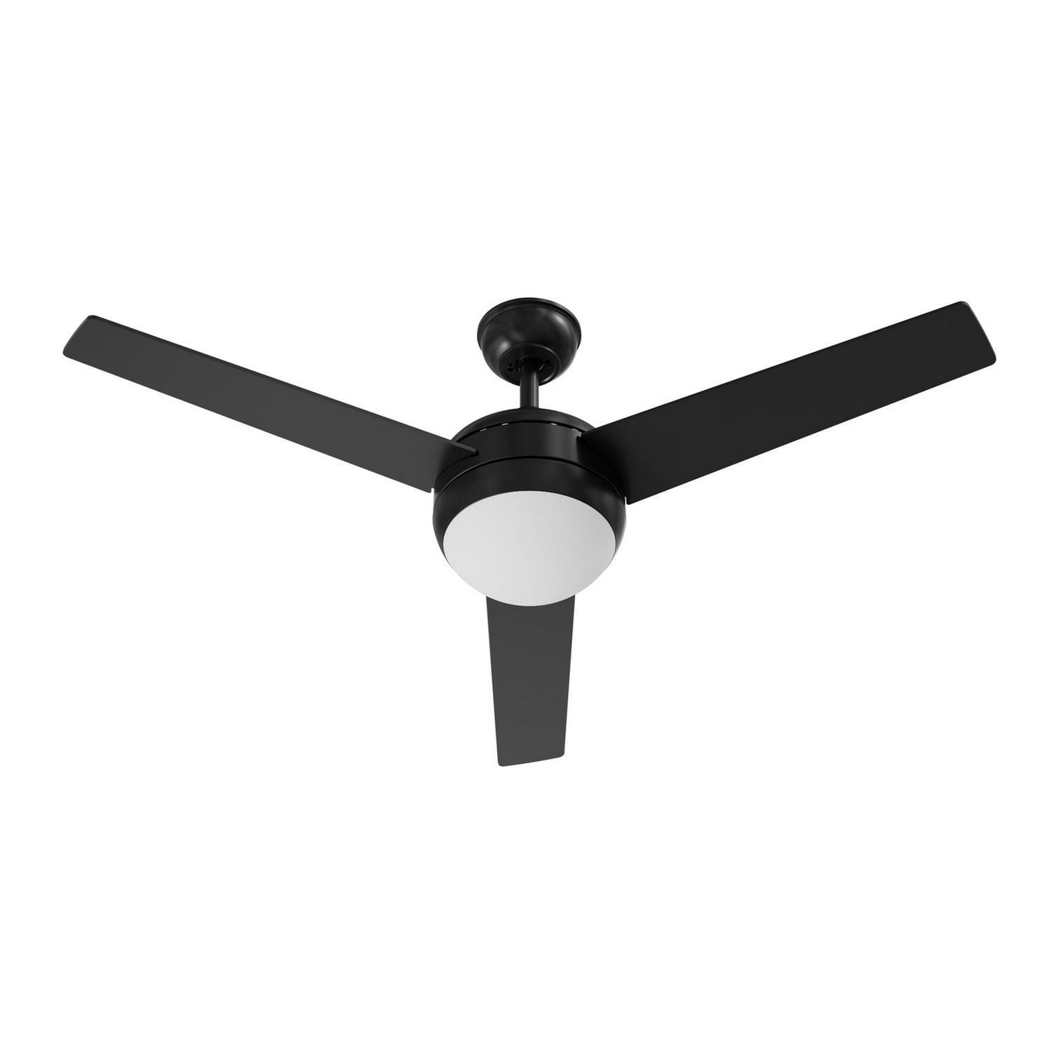 52" Ceiling Fan by AFX Lighting - Davis Collection, Black Finish - DVSN523LACBKBK