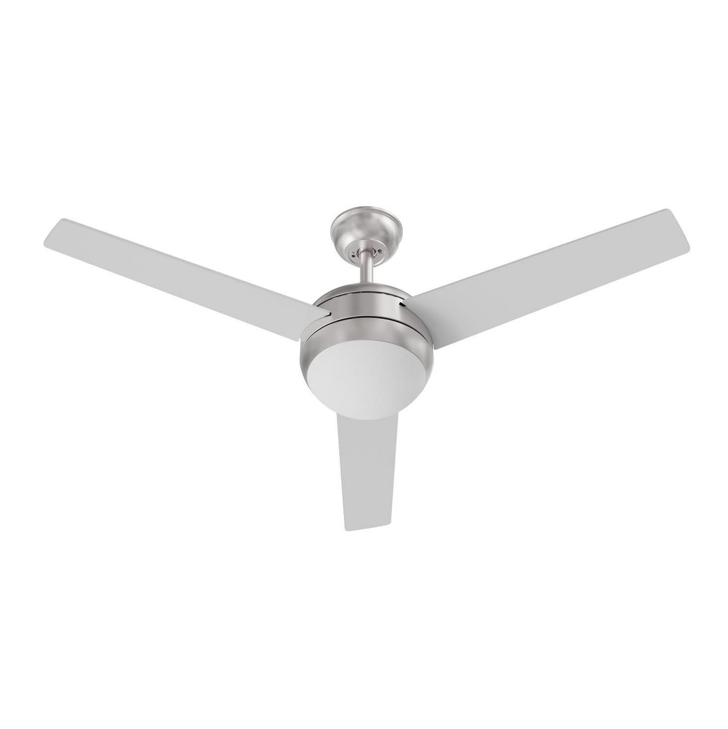 52" Ceiling Fan by AFX Lighting - Davis Collection, Satin Nickel Finish - DVSN523LACSNSL