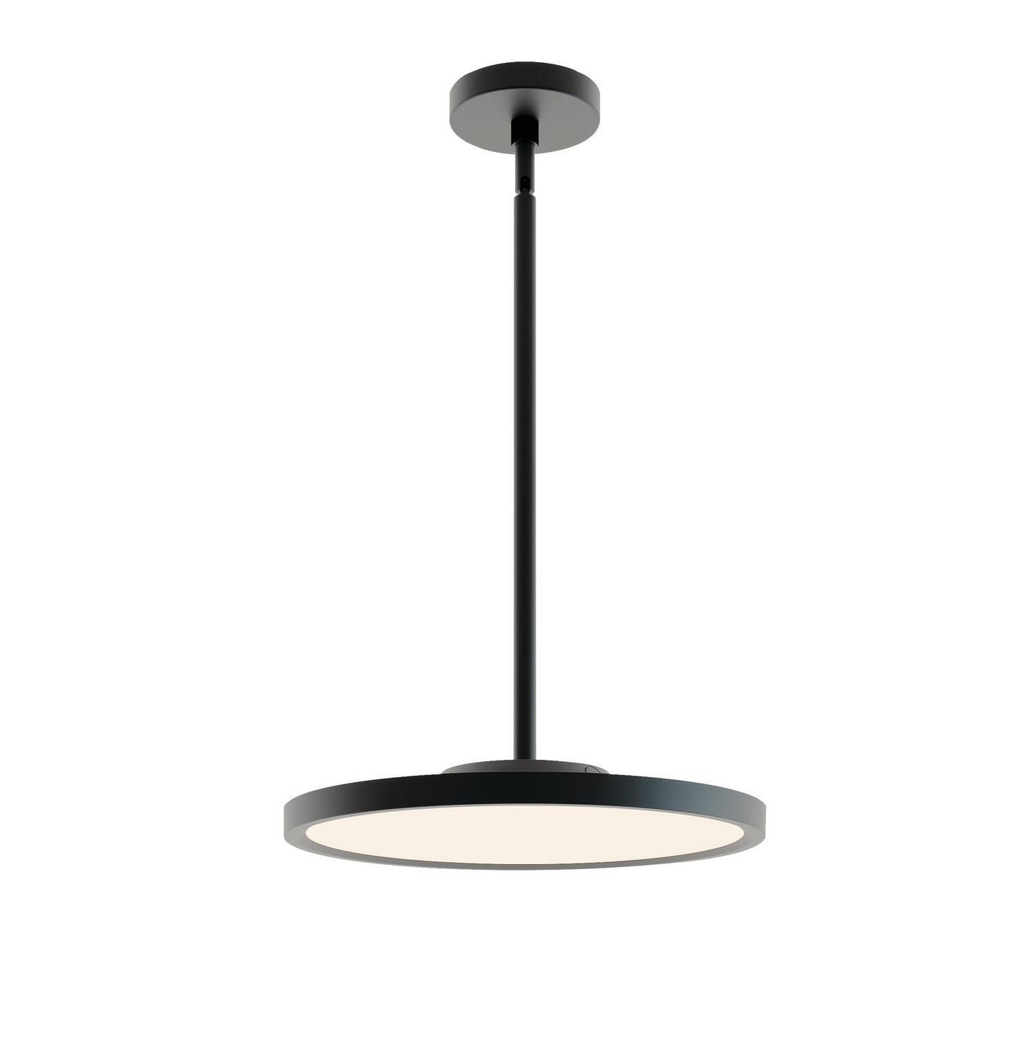 LED Pendant by AFX Lighting - Edge Round Large Collection, Black Finish - EGRP16LAJUDBK