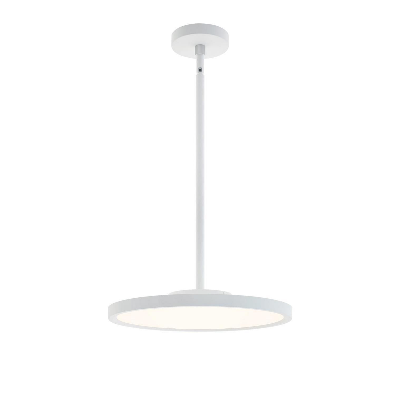 LED Pendant by AFX Lighting - Edge Round Large Collection, White Finish - EGRP16LAJUDWH