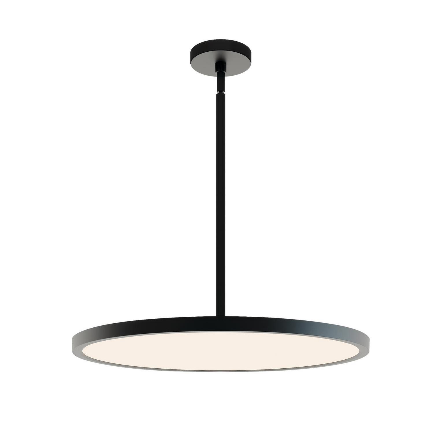 LED Pendant by AFX Lighting - Edge Round Collection, Black Finish - EGRP20LAJUDBK