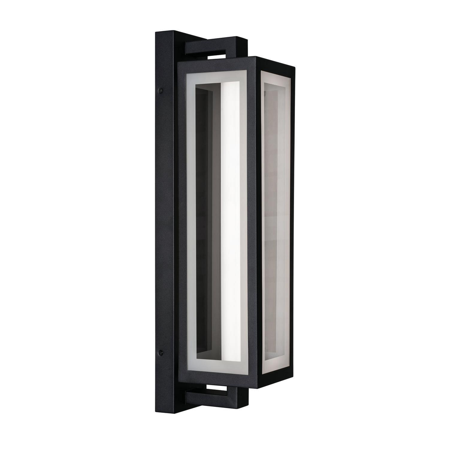 LED Outdoor Wall Sconce by AFX Lighting - Blake Collection, Black Finish - BLKW0724LAJUDBK-BB
