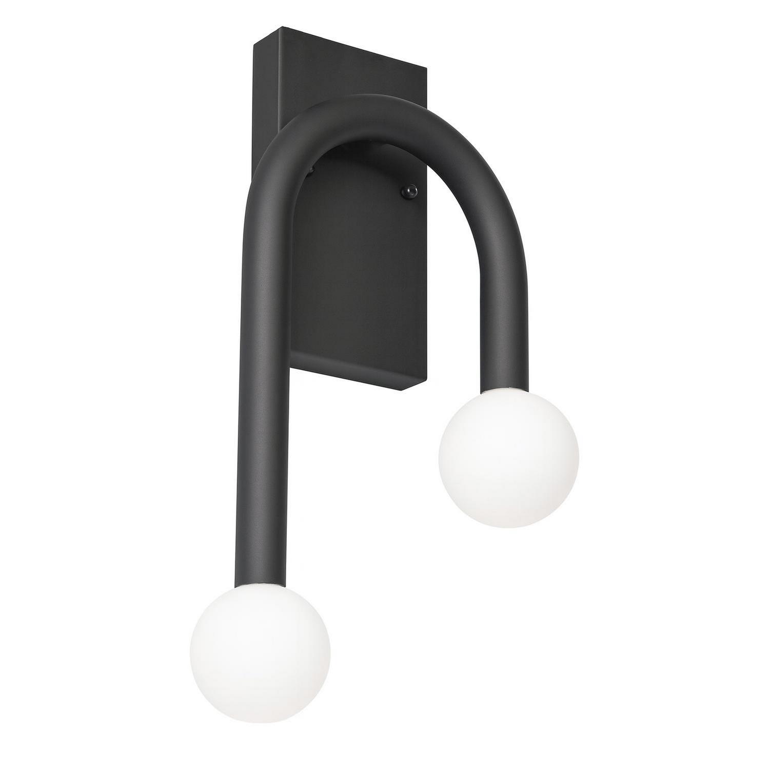LED Wall Sconce by AFX Lighting - Colette Collection, Black Finish - COES1017LAJUDBK