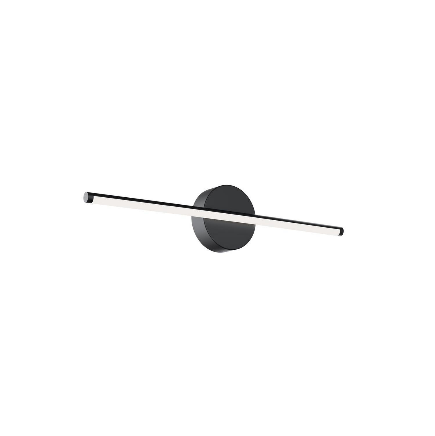 Black LED Bathroom Vanity Light from the Elizabeth Collection