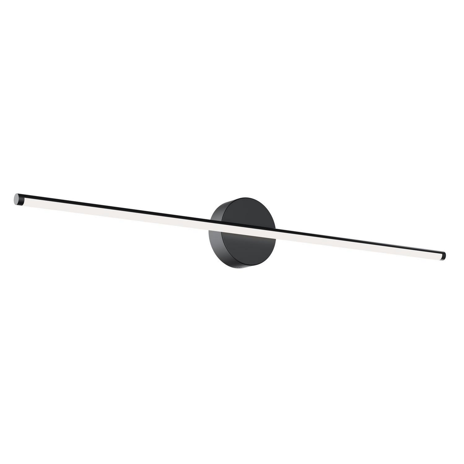 Black LED Bathroom Vanity Light from the Elizabeth Collection