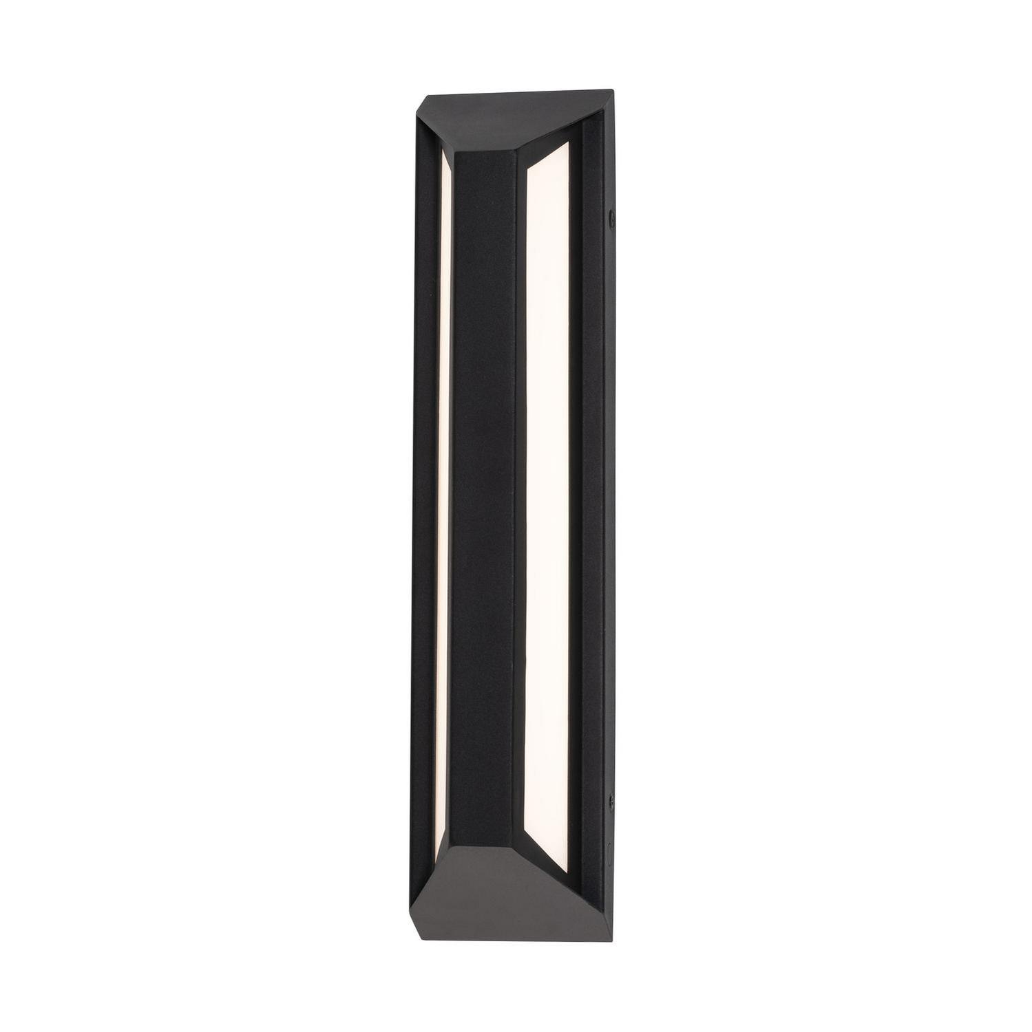 LED Outdoor Wall Sconce by AFX Lighting - Fulton Collection, Black Finish - FTNW0418LAJUDBK