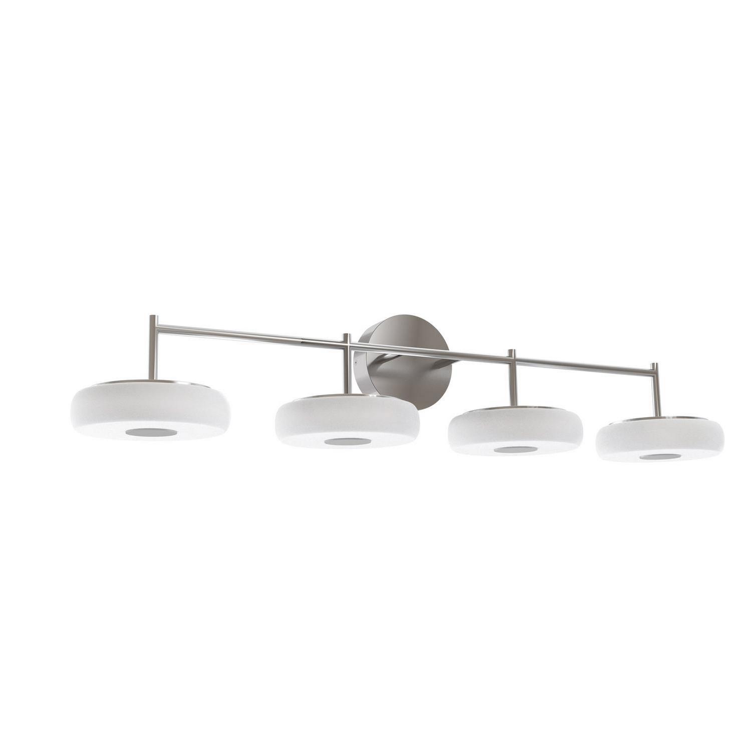 LED Vanity by AFX Lighting - June Collection, Satin Nickel Finish - JUNV4108LAJUDSN