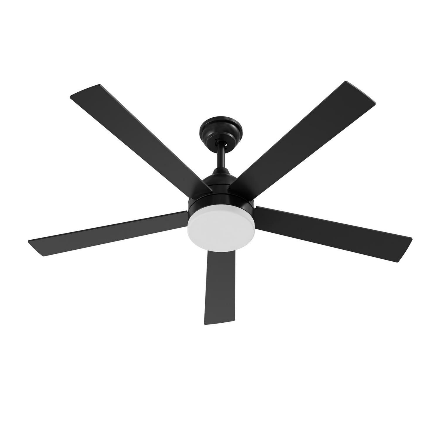 52" Ceiling Fan by AFX Lighting - Maddox Collection, Black Finish - MDXN525LACBKBK