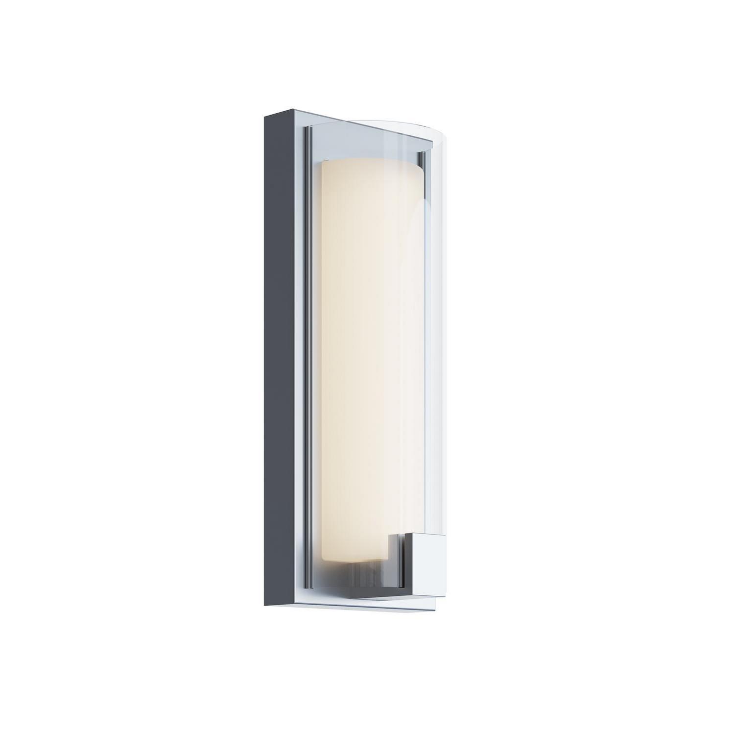 LED Wall Sconce by AFX Lighting - Mesa Collection, Satin Nickel Finish - MSAS0512LAJUDSN