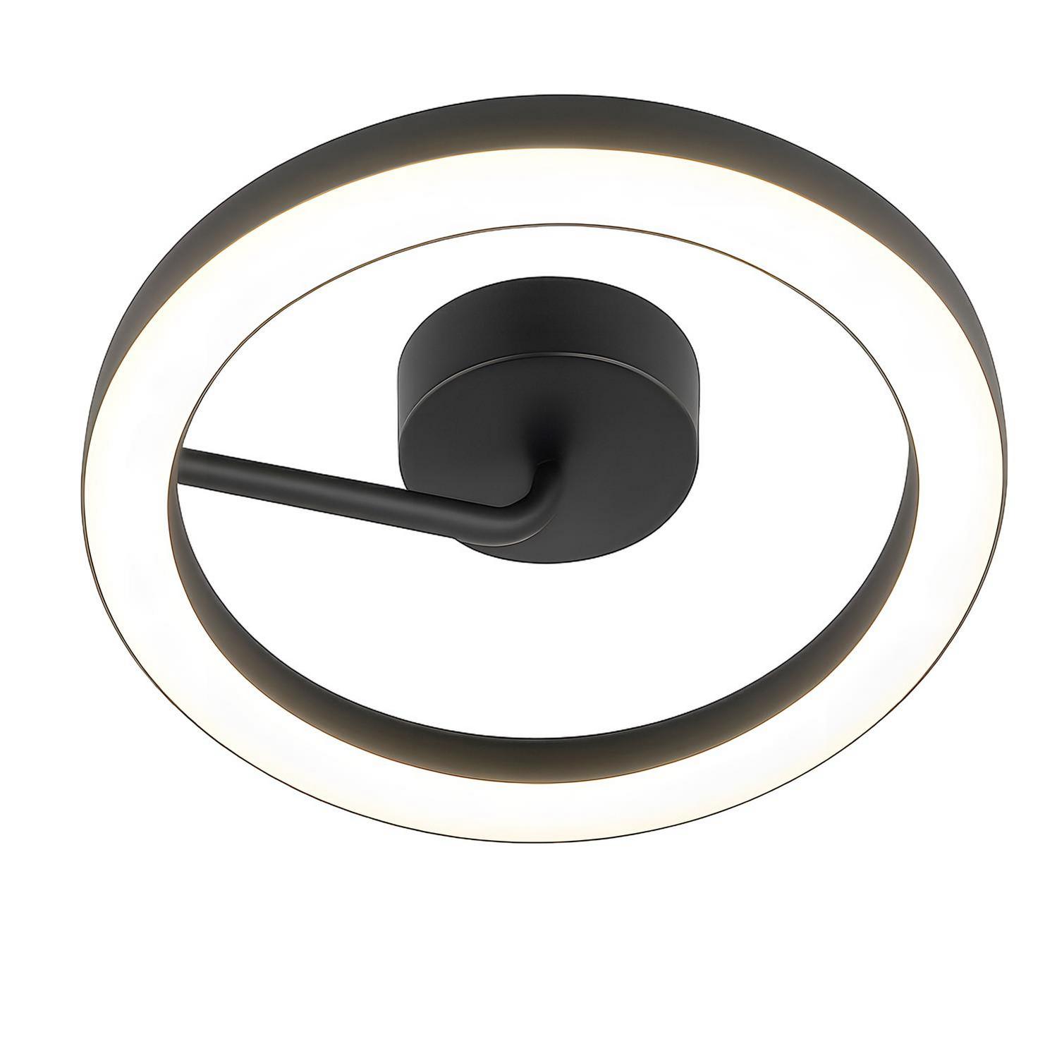 LED Flush Mount by AFX Lighting - One Collection, Black Finish - ONEF18LAJUDBK