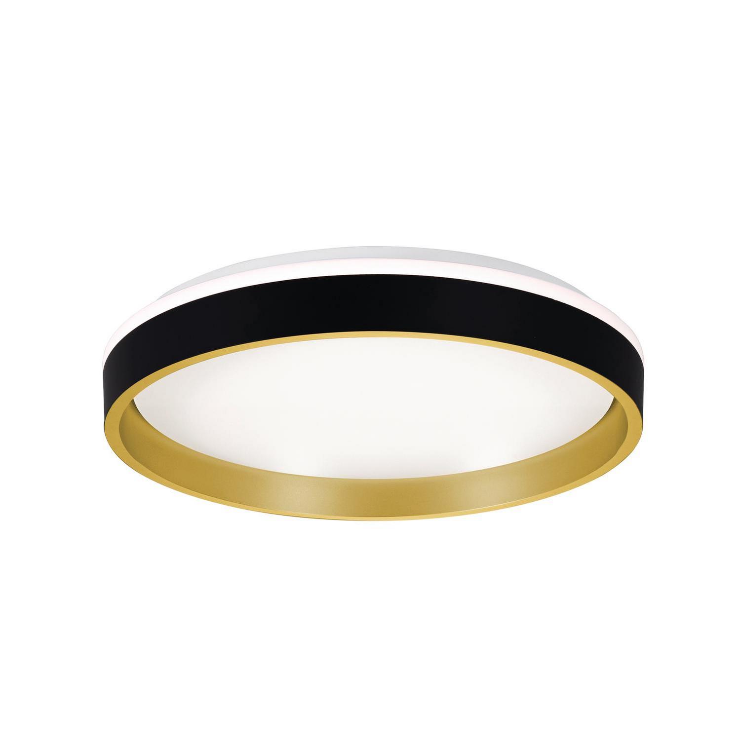 LED Flush Mount by AFX Lighting - Rana Collection, Black Finish - RNAF16LAJD1BK