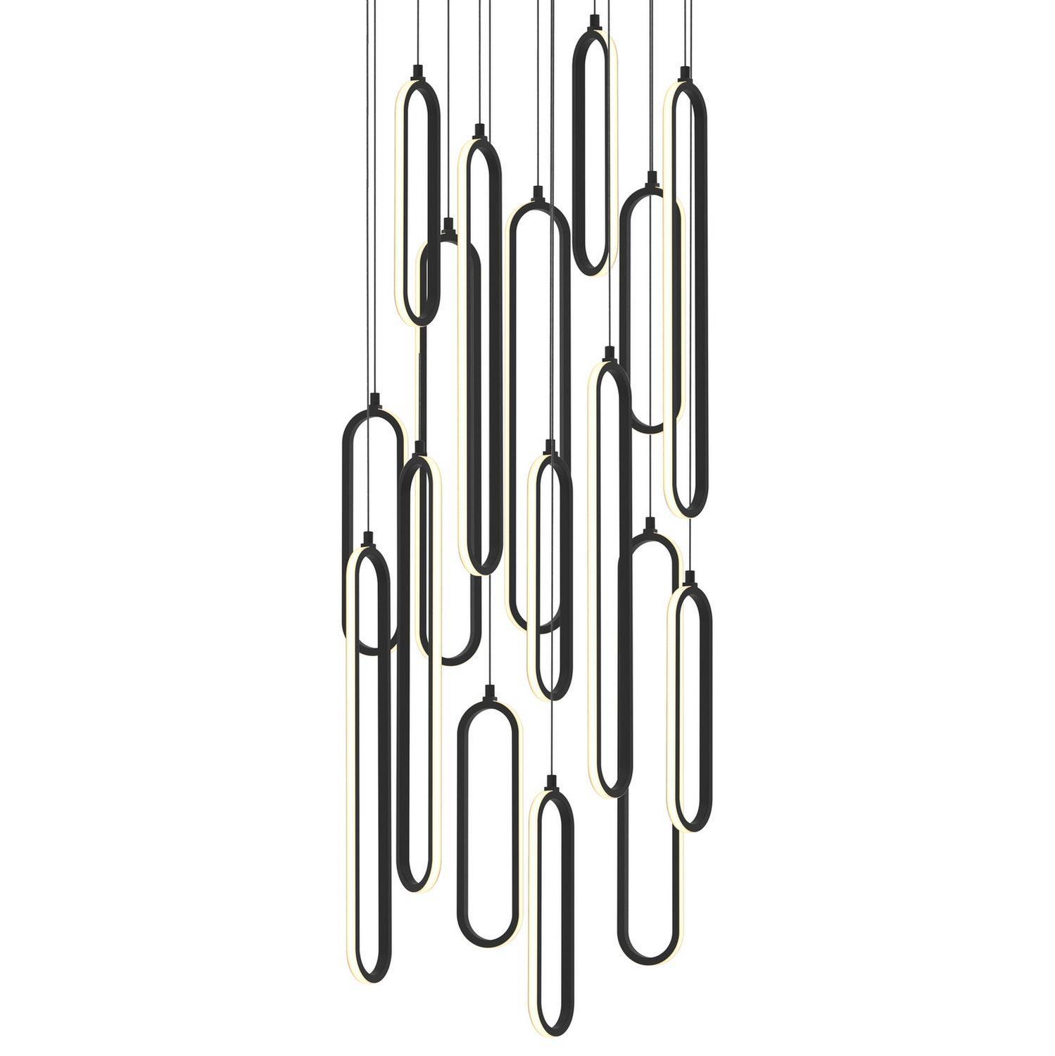 LED Pendant by AFX Lighting - Sienna Collection, Black Finish - SIEP99LAJD1BKRND16