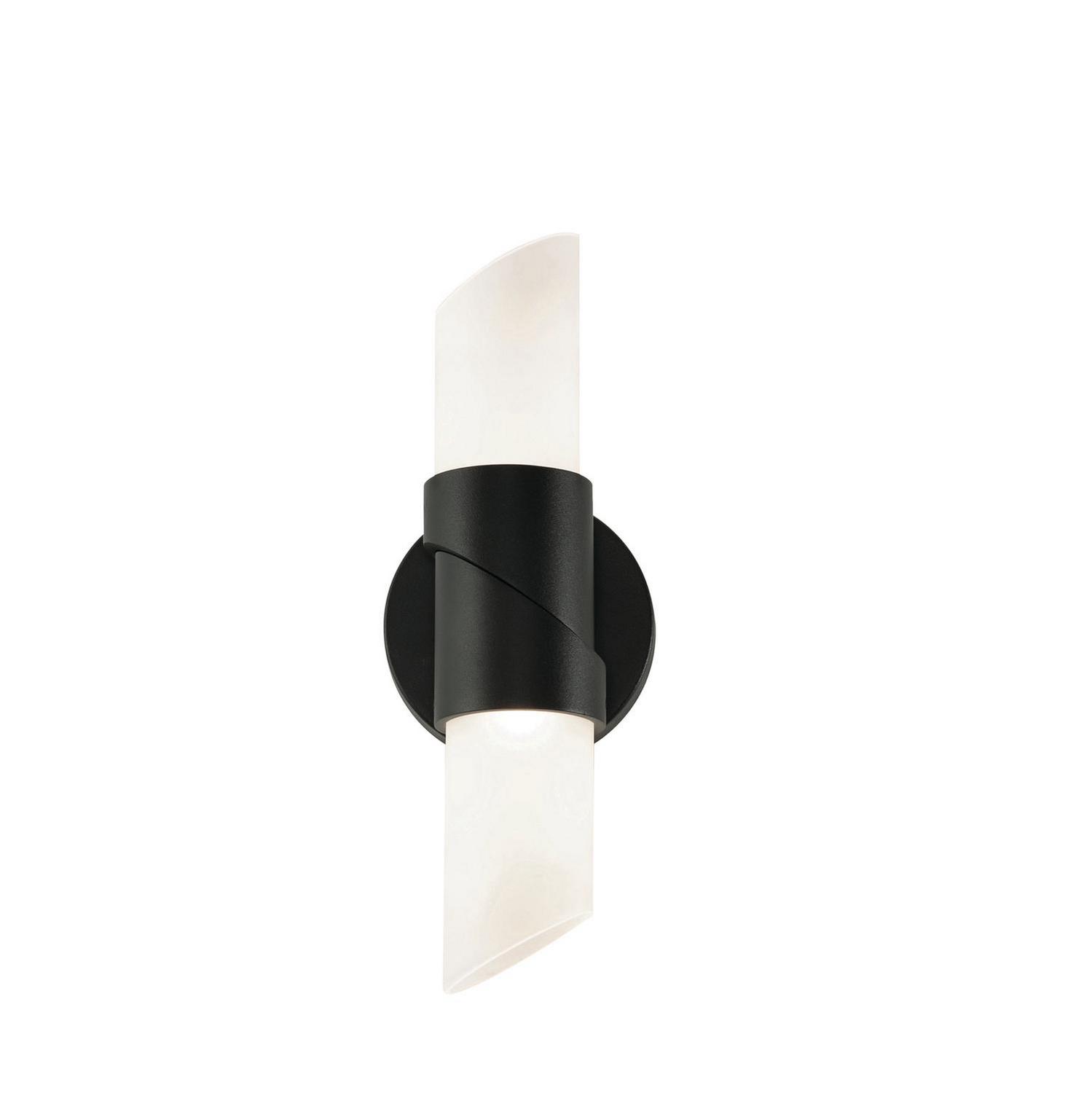 LED Wall Sconce by AFX Lighting - Slice Collection, Black Finish - SLCS0413LAJUDBK
