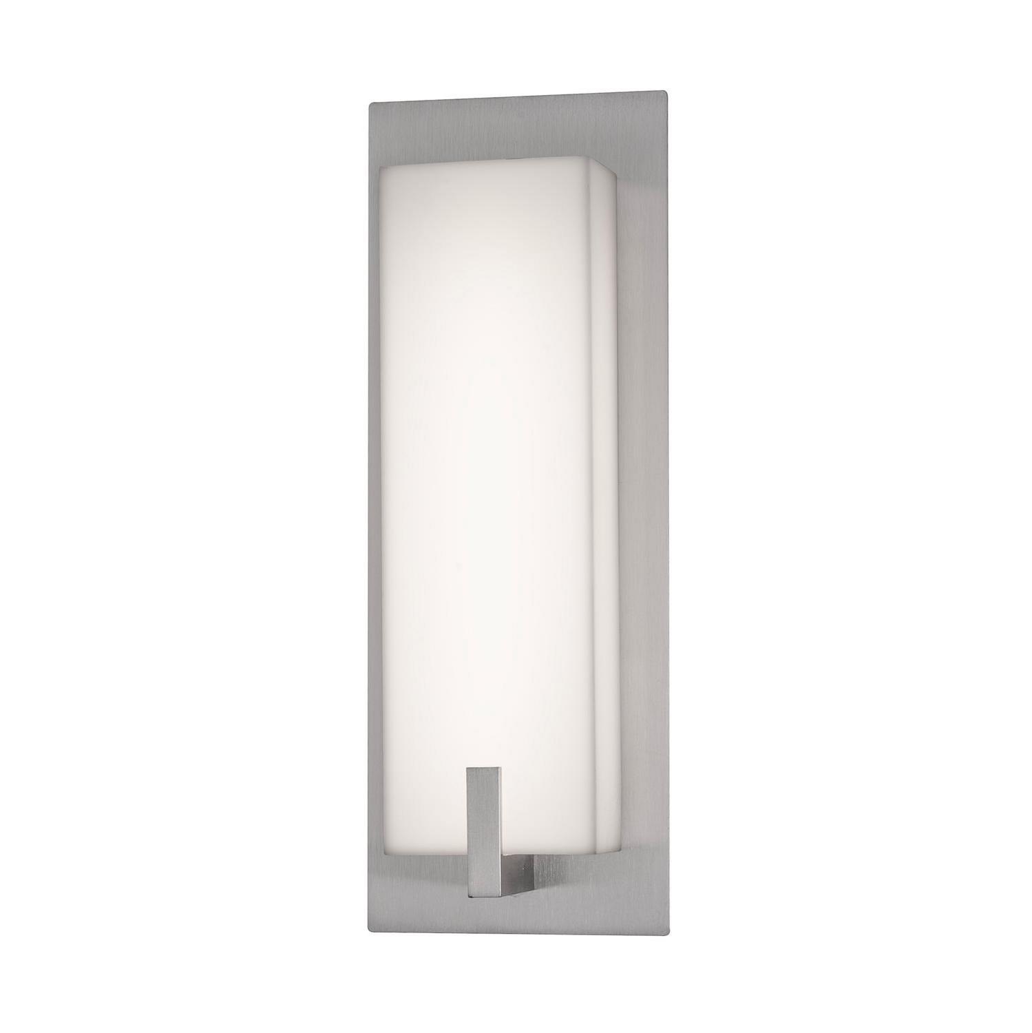 LED Wall Sconce by AFX Lighting - Sinclair Collection, Satin Nickel Finish - SNS0410LAJUDSN