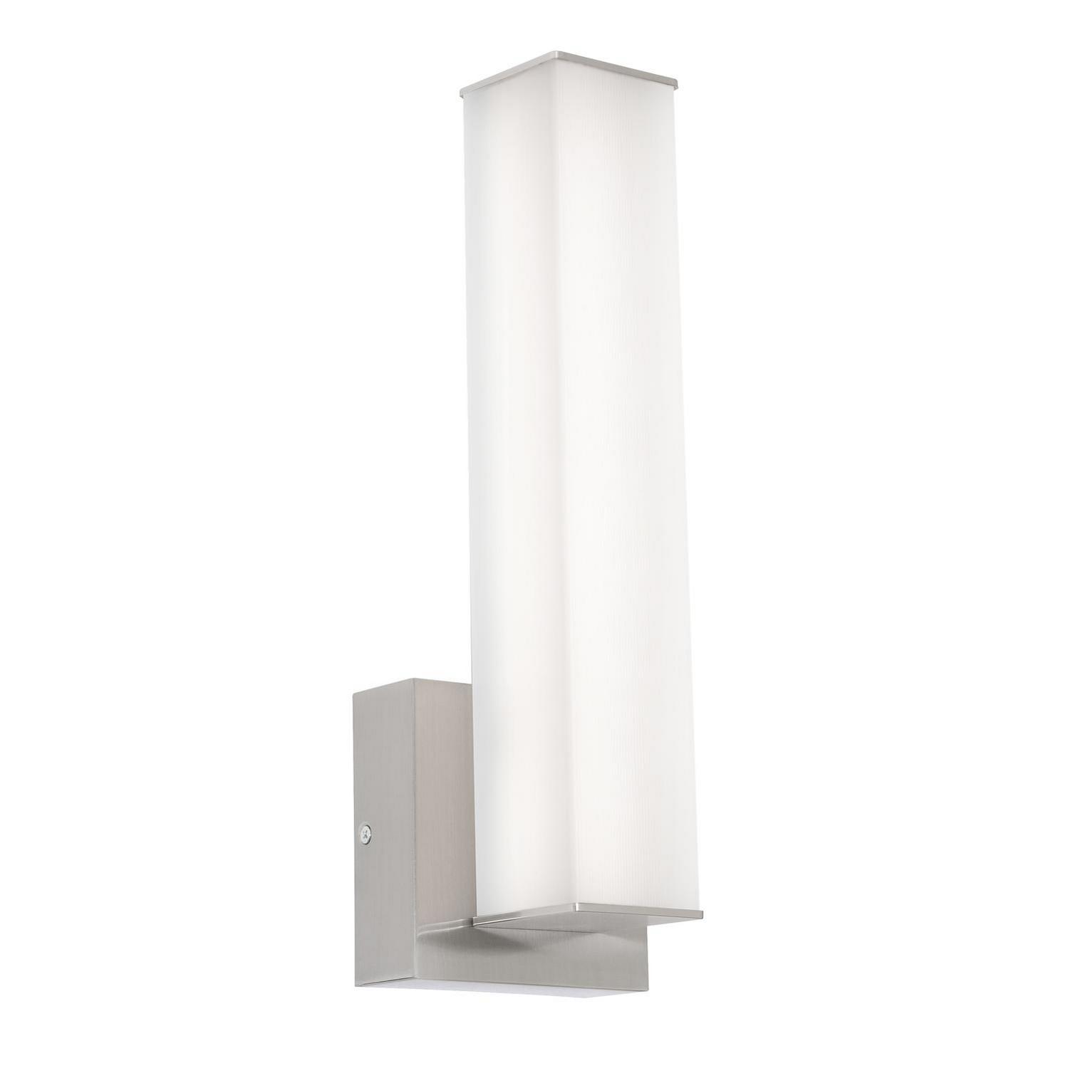 LED Wall Sconce by AFX Lighting - Tad Collection, Satin Nickel Finish - TADS0514LAJUDSN