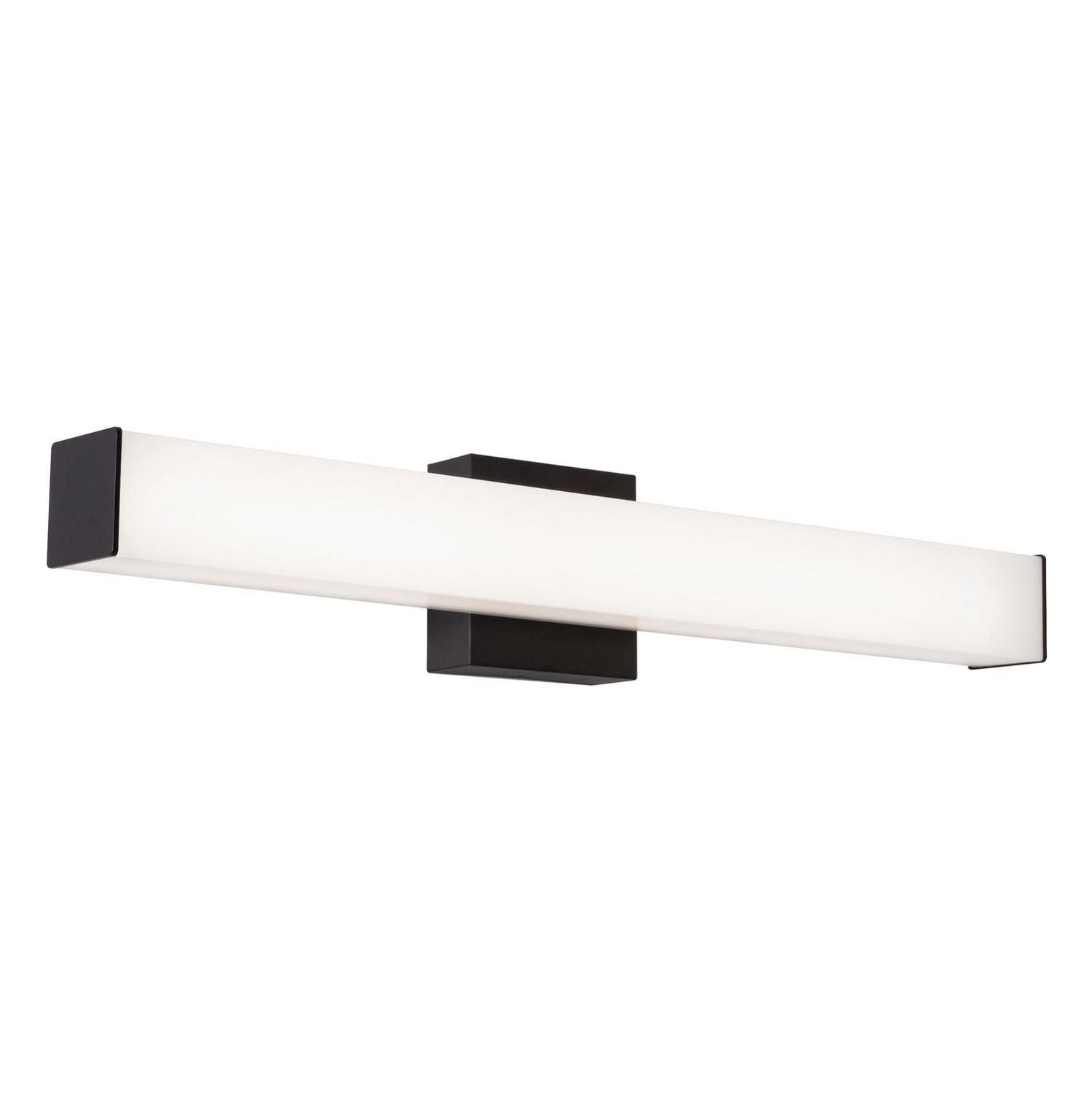 LED Vanity by AFX Lighting - Tad Collection, Black Finish - TADV2404LAJUDBK
