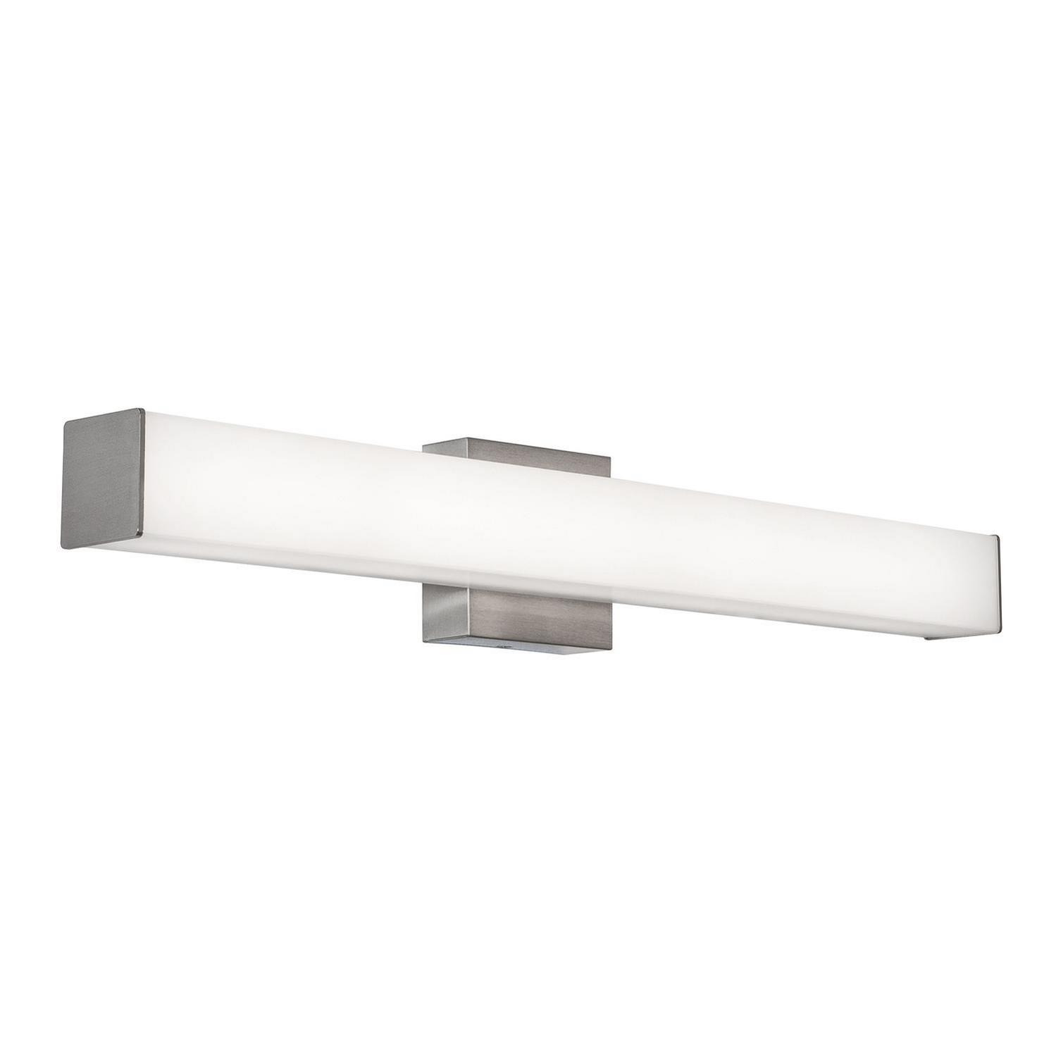 LED Vanity by AFX Lighting - Tad Collection, Satin Nickel Finish - TADV2404LAJUDSN