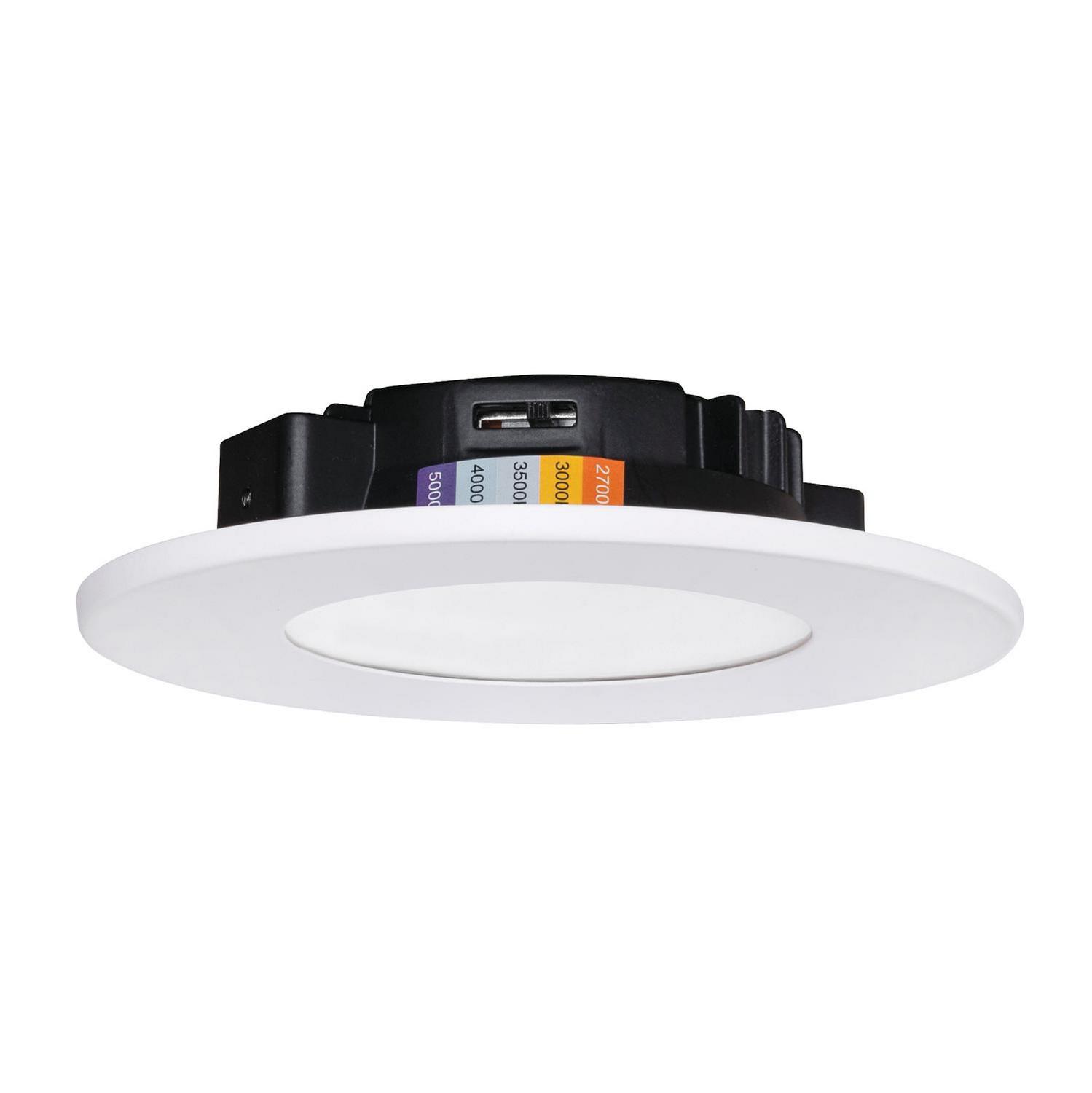 LED Flush Mount by AFX Lighting - Connor Collection, White Finish - CNRF04LAJD1WH