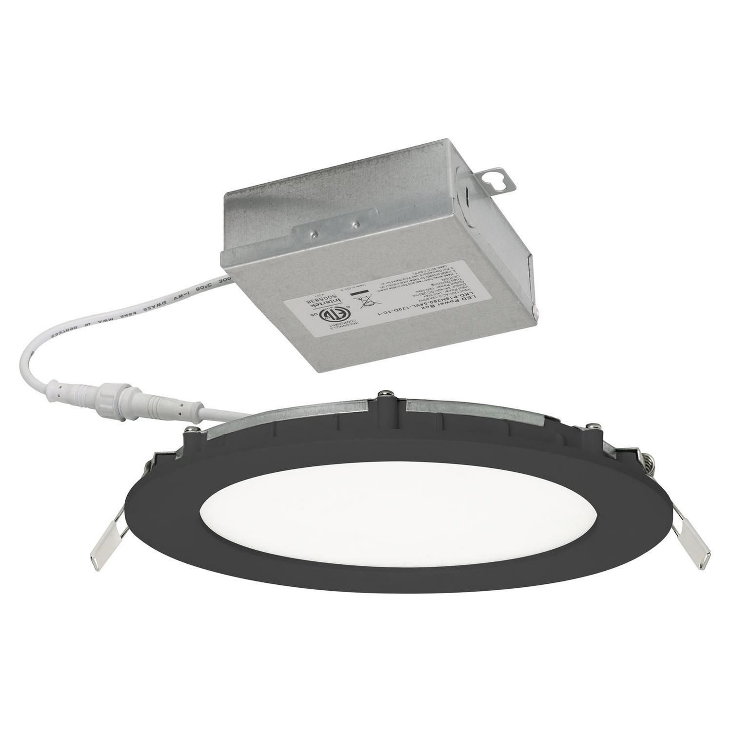 LED Flush Mount by AFX Lighting - Tuck Collection, Black Finish - TUCF06LAJD1BK