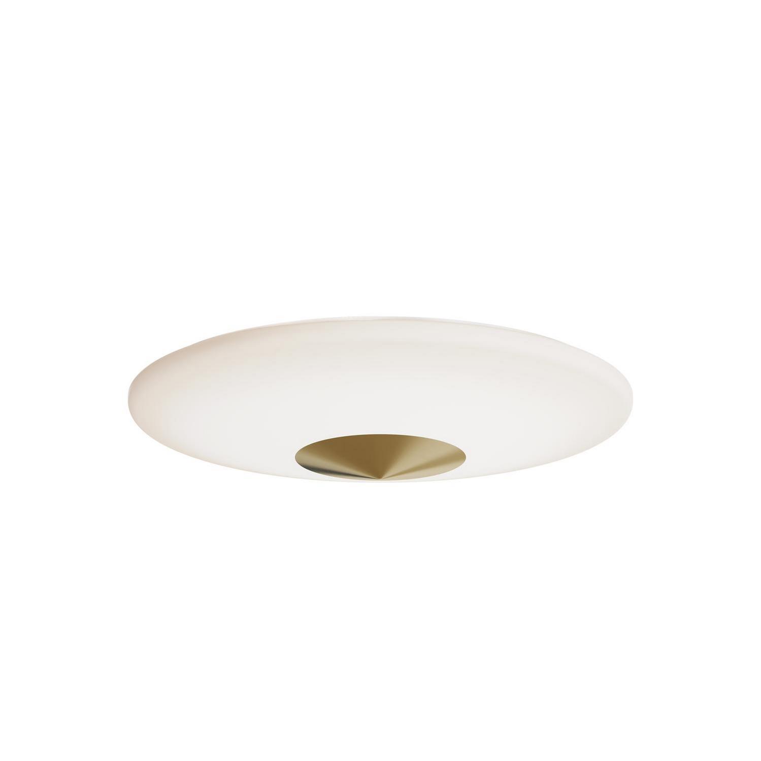 LED Flush Mount by AFX Lighting - Alpine Collection, Light Antique Brass Finish - ALPF17LAJUDLB