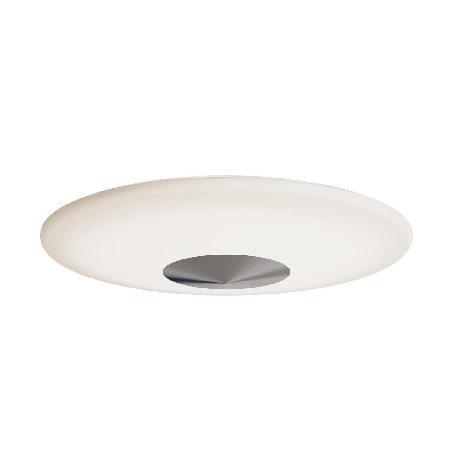 Satin Nickel LED Flush Mount from the Alpine Collection