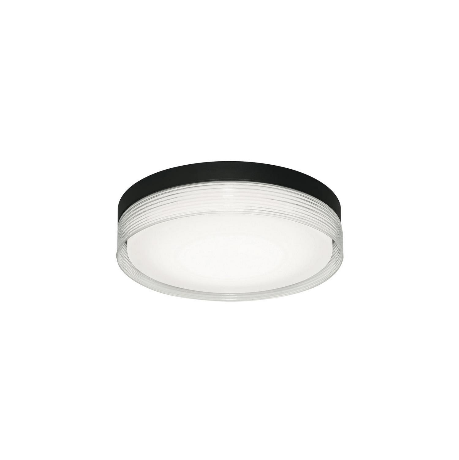 LED Flush Mount by AFX Lighting - Tribeca Collection, Black Finish - TRBF16LAJUDBK