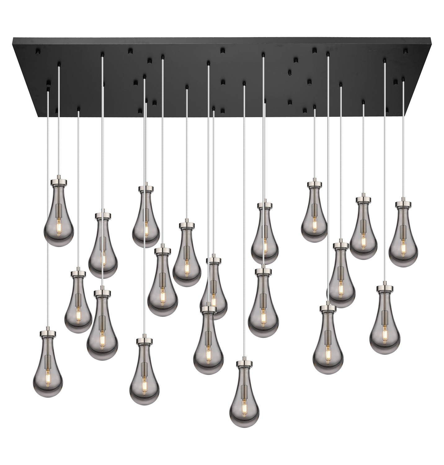 21 Light Pendant by Innovations - Downtown Urban Collection, Brushed Satin Nickel Finish - 172BK-451-1P-SN-G451-5SM-20