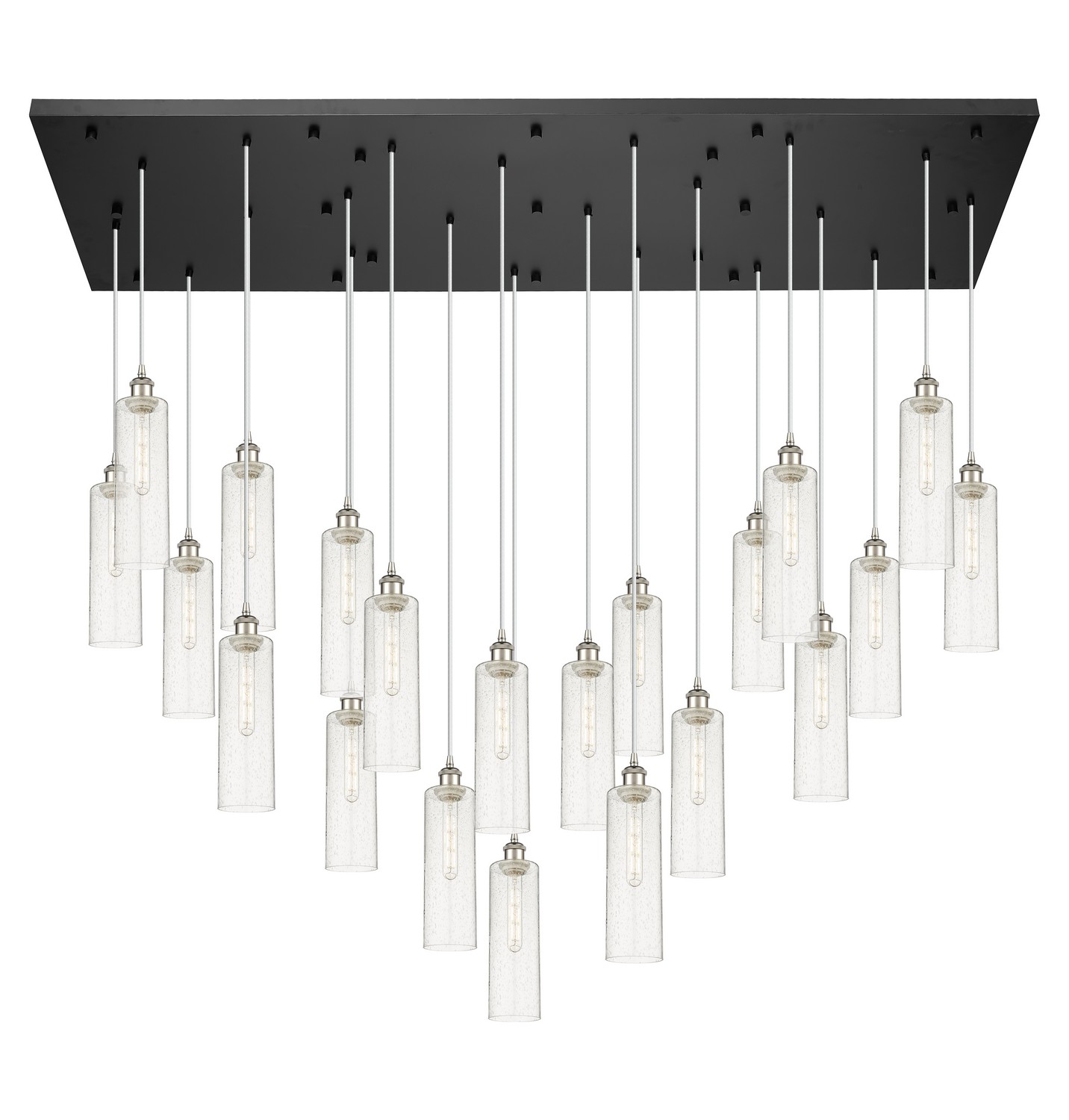 21 Light Pendant by Innovations - Downtown Urban Collection, Polished Nickel Finish - 172BK-B-21P-PN-G434-12SDY