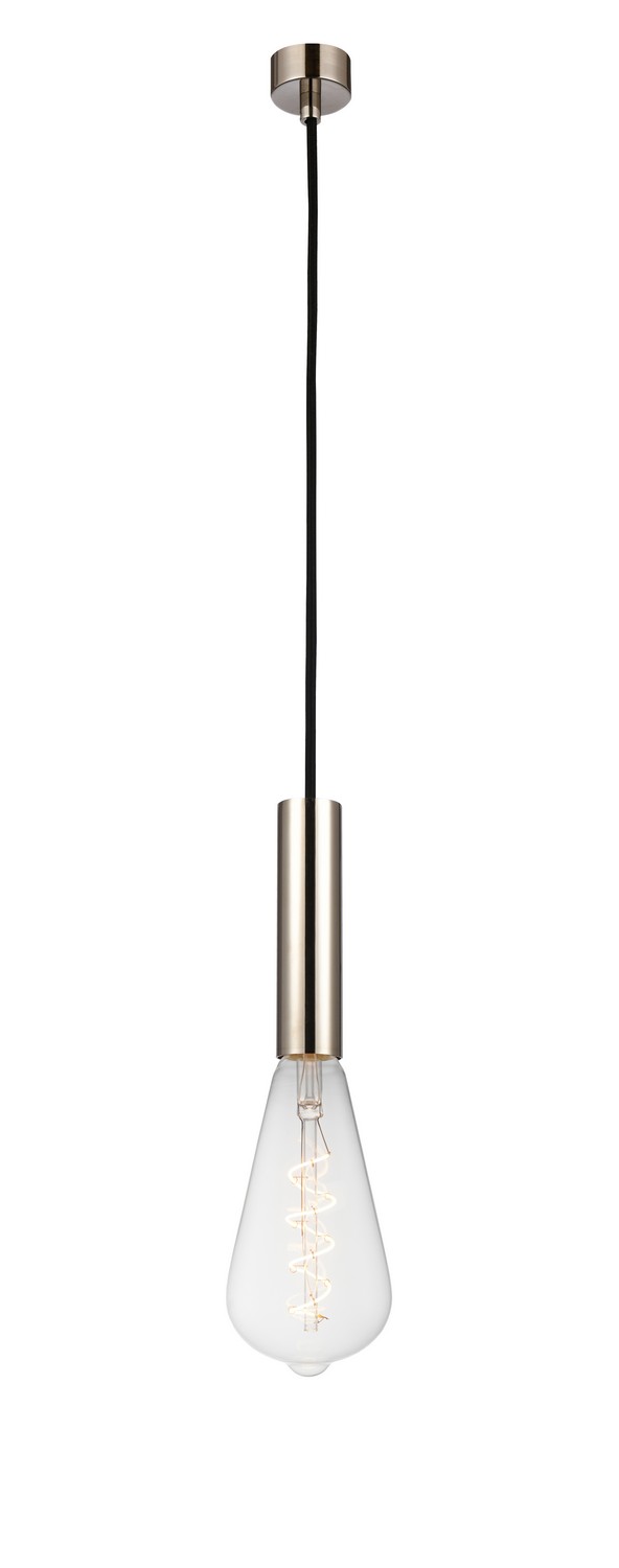 One Light Mini Pendant by Innovations - Auralume Collection, Polished Nickel Finish - 198-1P-PN