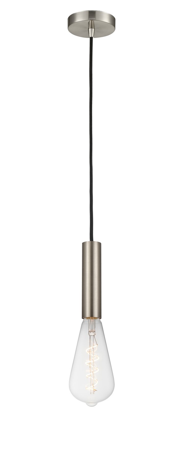 One Light Mini Pendant by Innovations - Auralume Collection, Brushed Satin Nickel Finish - 198-1P-SN