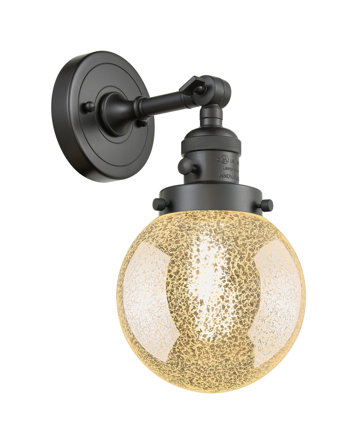 One Light Wall Sconce by Innovations - Franklin Restoration Collection, Oil Rubbed Bronze Finish - 203SW-OB-G208-6