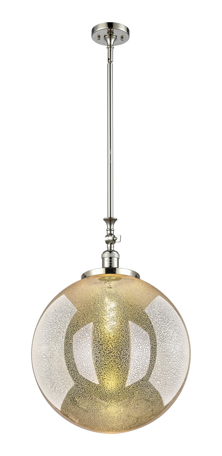 One Light Mini Pendant by Innovations - Franklin Restoration Collection, Polished Nickel Finish - 206-PN-G208-18