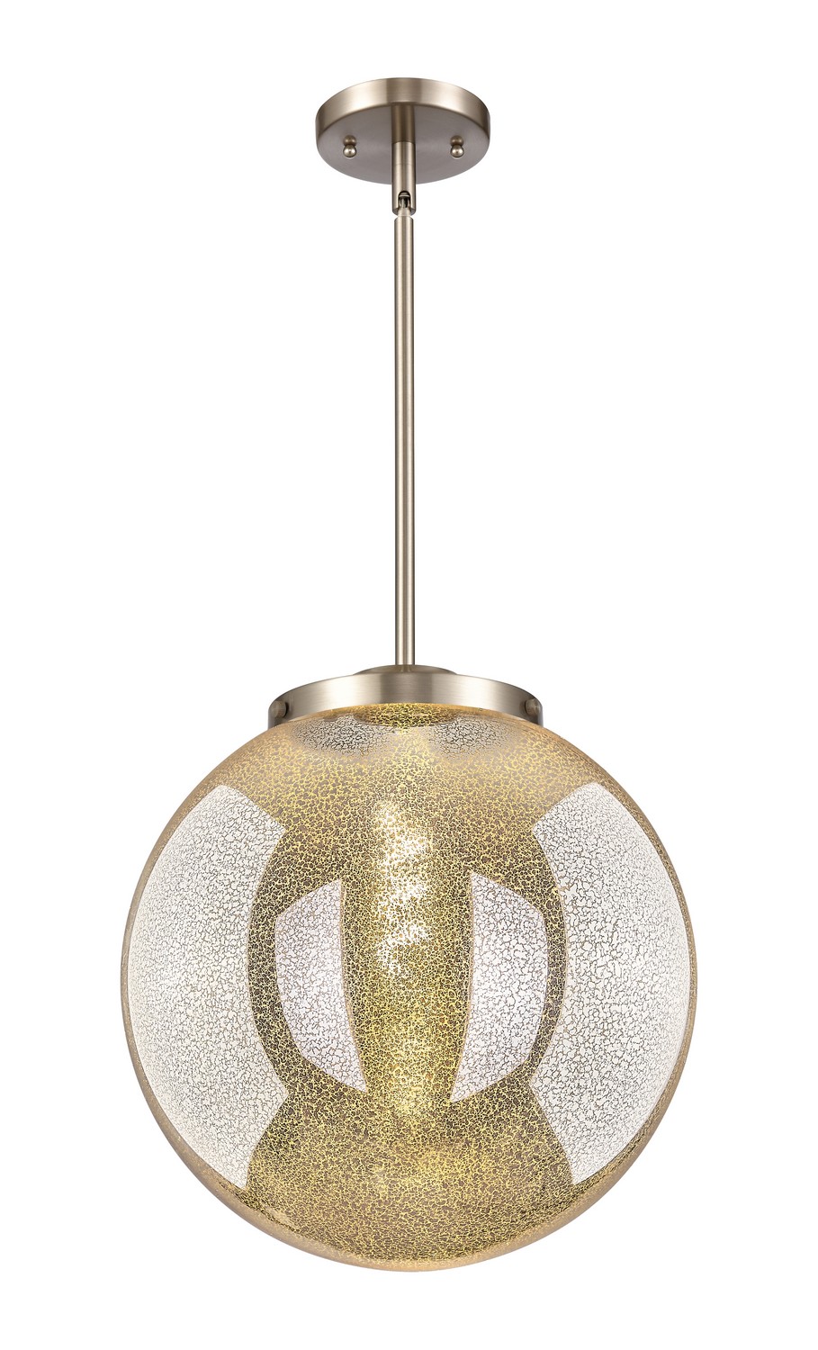 One Light Pendant by Innovations - Essex Collection, Brushed Satin Nickel Finish - 221-1S-SN-G208-14