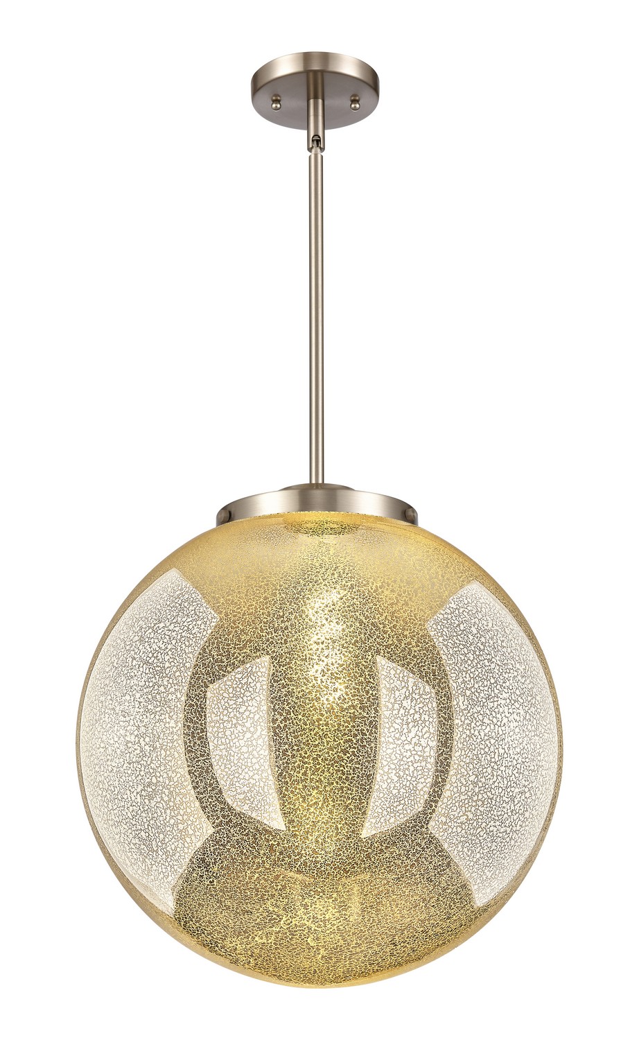 One Light Pendant by Innovations - Essex Collection, Brushed Satin Nickel Finish - 221-1S-SN-G208-16