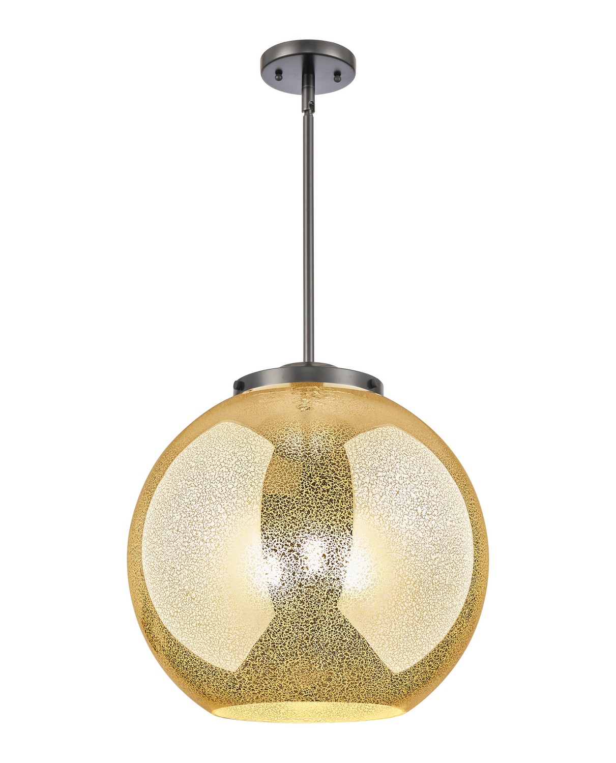 Three Light Pendant by Innovations - Essex Collection, Matte Black Finish - 221-3S-BK-G128-16