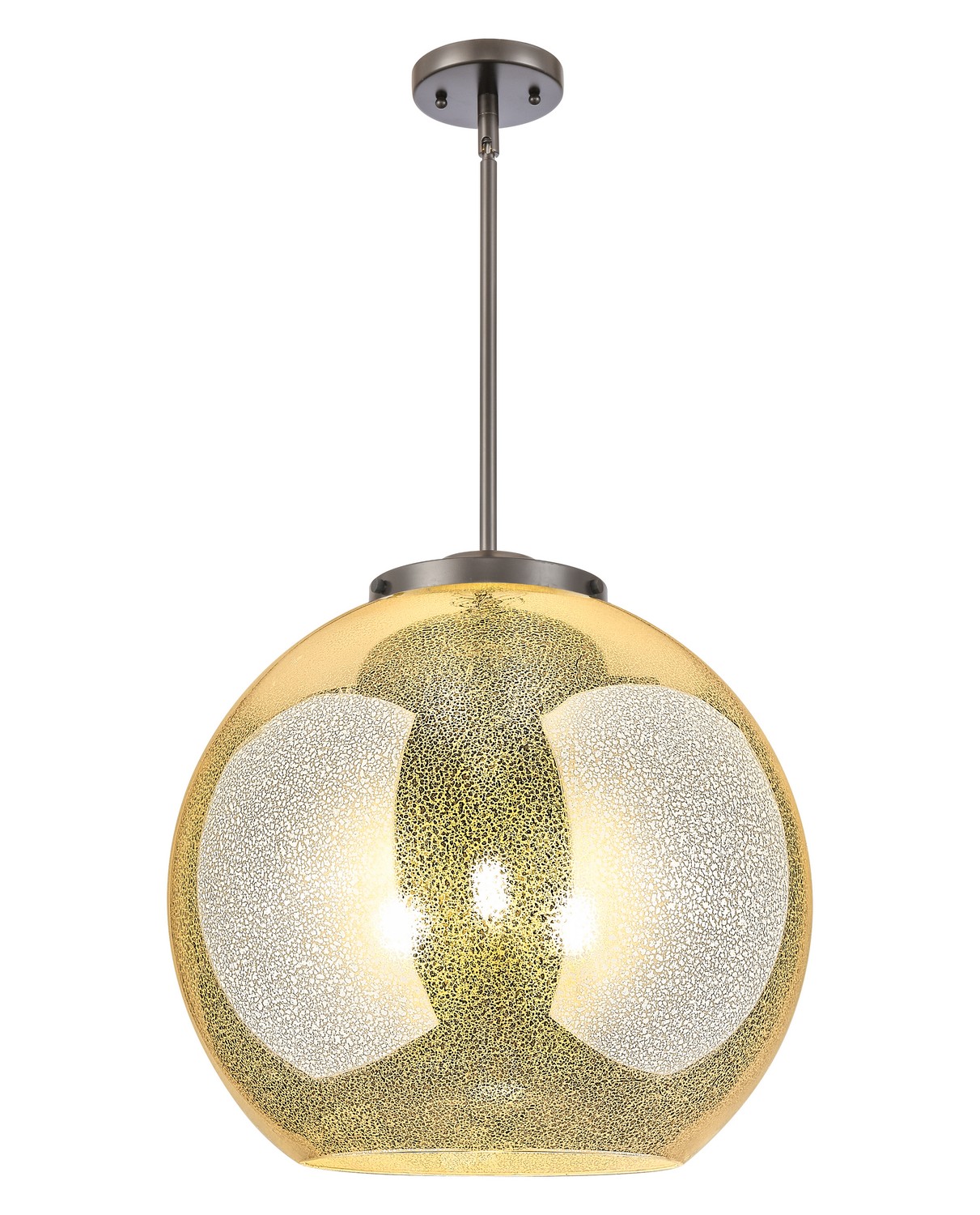 Three Light Pendant by Innovations - Essex Collection, Oil Rubbed Bronze Finish - 221-3S-OB-G128-18