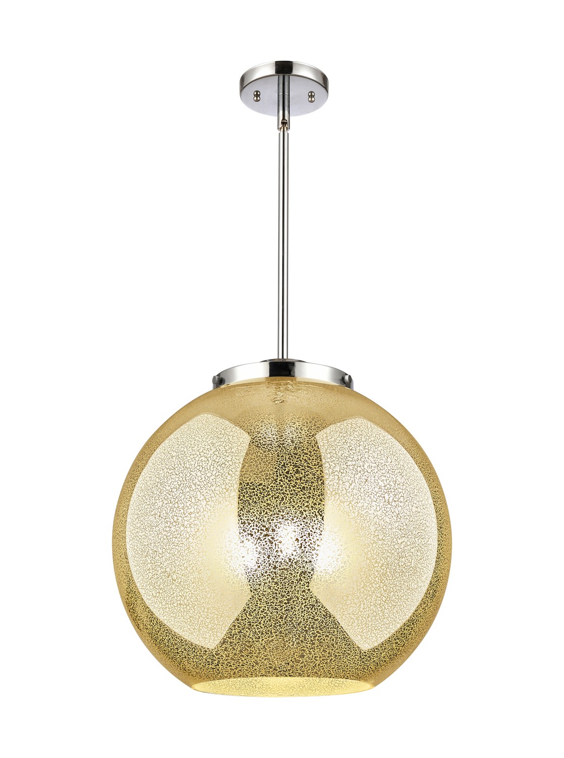 Three Light Pendant by Innovations - Essex Collection, Polished Chrome Finish - 221-3S-PC-G128-16