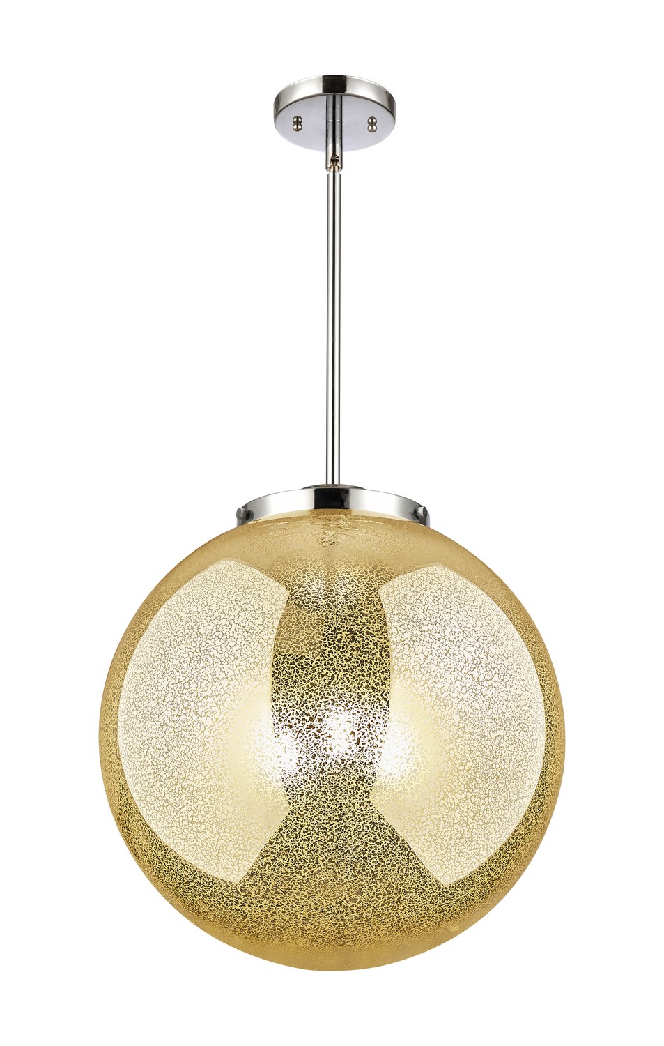 Three Light Pendant by Innovations - Essex Collection, Polished Chrome Finish - 221-3S-PC-G208-16