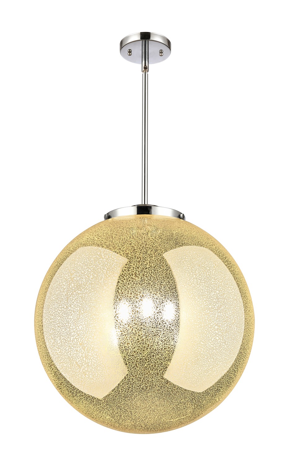 Three Light Pendant by Innovations - Essex Collection, Polished Chrome Finish - 221-3S-PC-G208-18