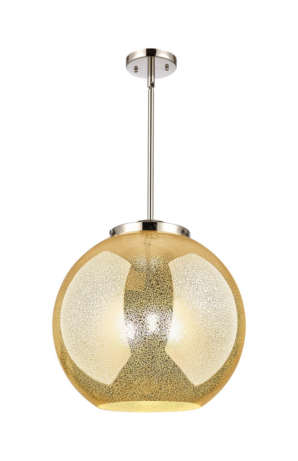 Three Light Pendant by Innovations - Essex Collection, Polished Nickel Finish - 221-3S-PN-G128-16