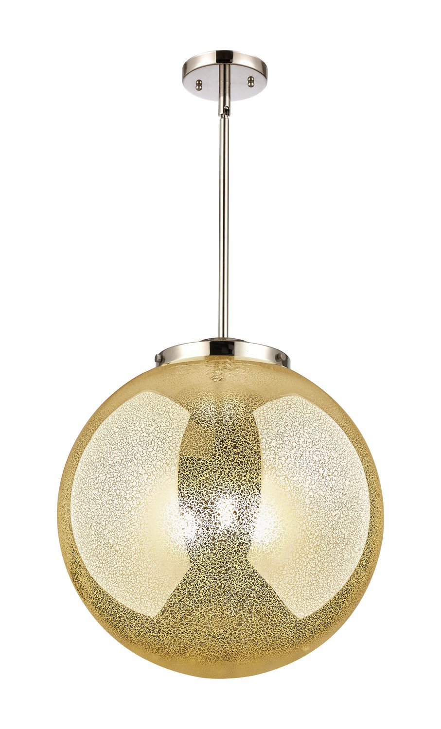 Three Light Pendant by Innovations - Essex Collection, Polished Nickel Finish - 221-3S-PN-G208-16
