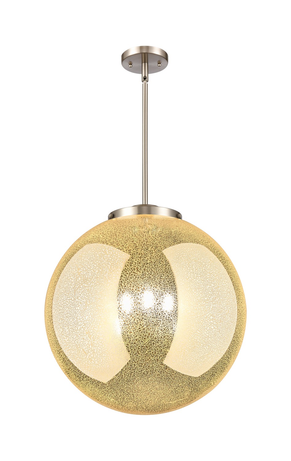 Three Light Pendant by Innovations - Essex Collection, Brushed Satin Nickel Finish - 221-3S-SN-G208-18
