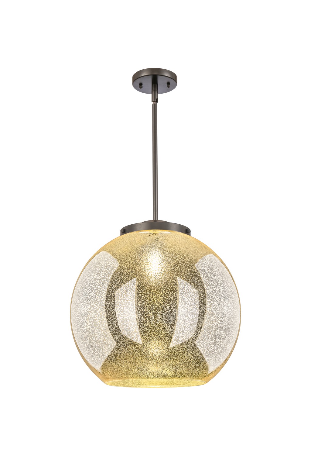 One Light Pendant by Innovations - Essex Collection, Oil Rubbed Bronze Finish - 221-1S-OB-G128-18
